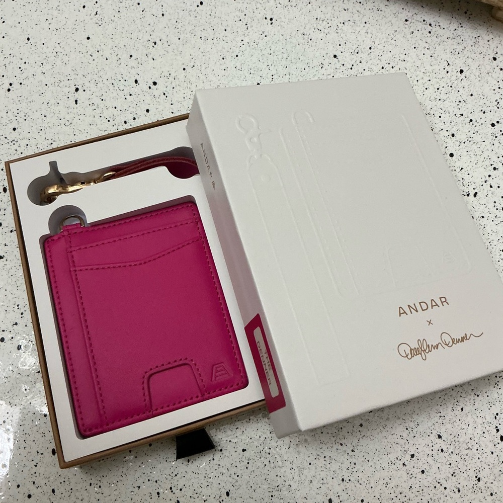 Andar Pink Cardholder Wallet